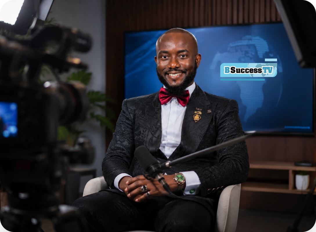 Le Pr. Évrard Sossoukpè sur le plateau de BSuccess TV