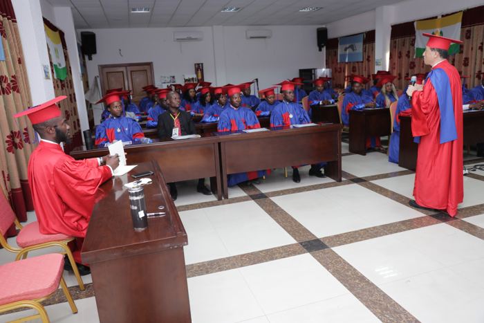Cérémonie de remise de diplômes de formation