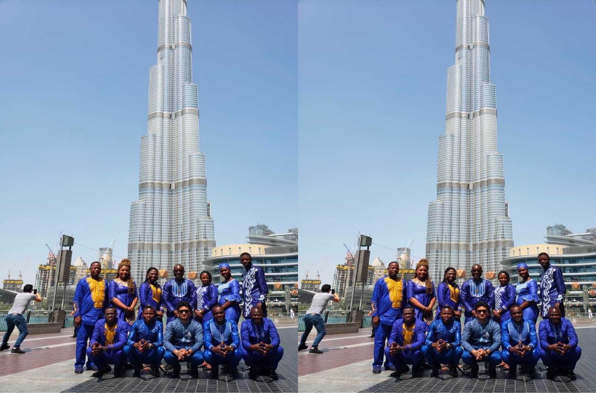 Dubaï — Au pied de la Burj Khalifa