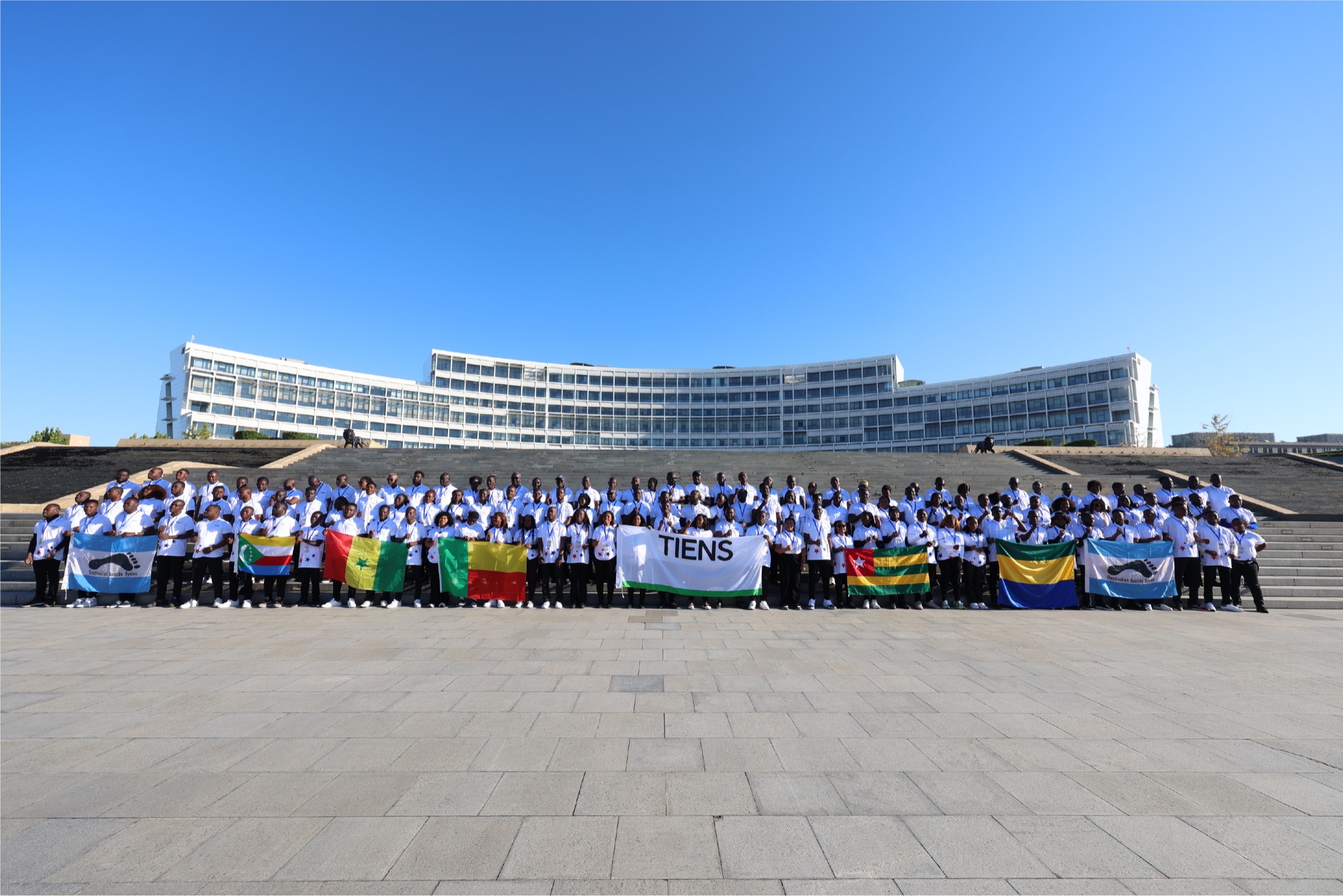 Chine — Rassemblement des délégations africaines